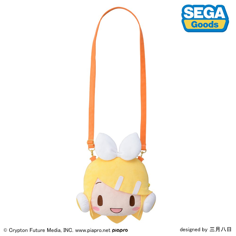 鏡音リン ふわぷち フェイスショルダーバッグ M (Kagamine Rin Fuwa Petit Face Shoulder Bag M)