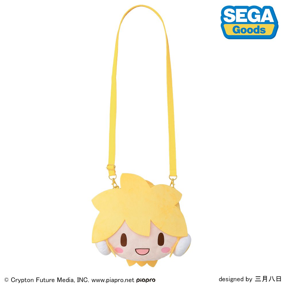鏡音レン ふわぷち フェイスショルダーバッグ M (Kagamine Len Fuwa Petit Face Shoulder Bag M)