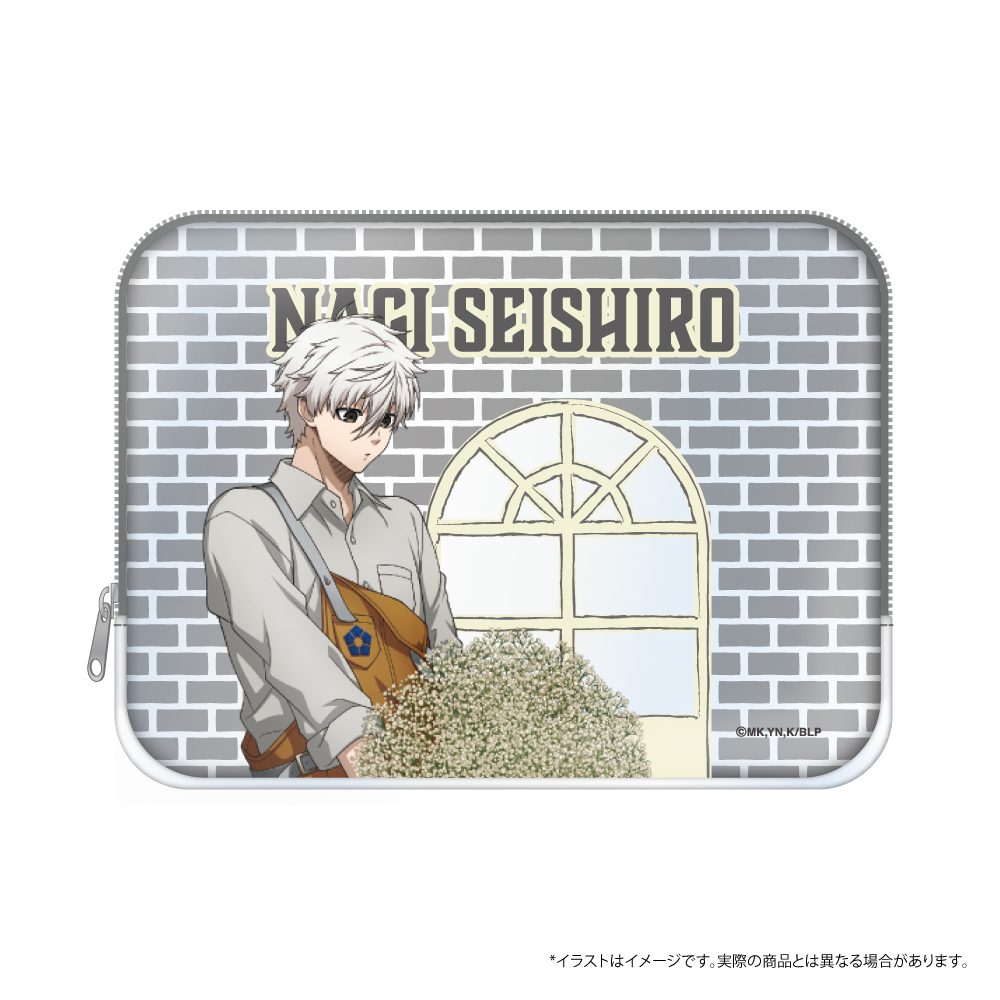 ブルーロック スクエアポーチ 凪誠士郎(お花屋さん) ("Blue Lock" Square Pouch Nagi Seishiro (Florist))