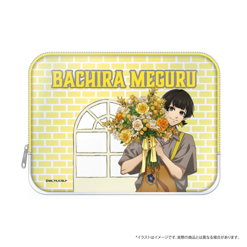 ブルーロック スクエアポーチ 蜂楽廻(お花屋さん) ("Blue Lock" Square Pouch Bachira Meguru (Florist))