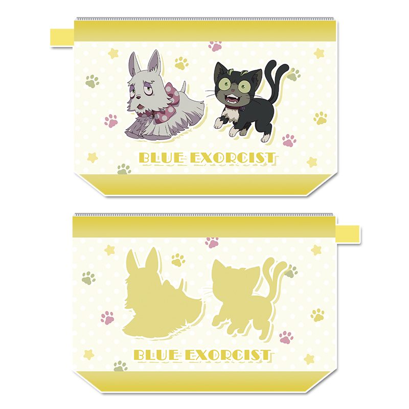 青の祓魔師 雪ノ果篇 ぷちちょこ撥水ポーチ メフィスト・フェレス(犬)&クロ ("Blue Exorcist -Beyond the Snow Saga-" Puchichoko Water-repellent Pouch Mephisto Pheles (Dog) & Kuro)