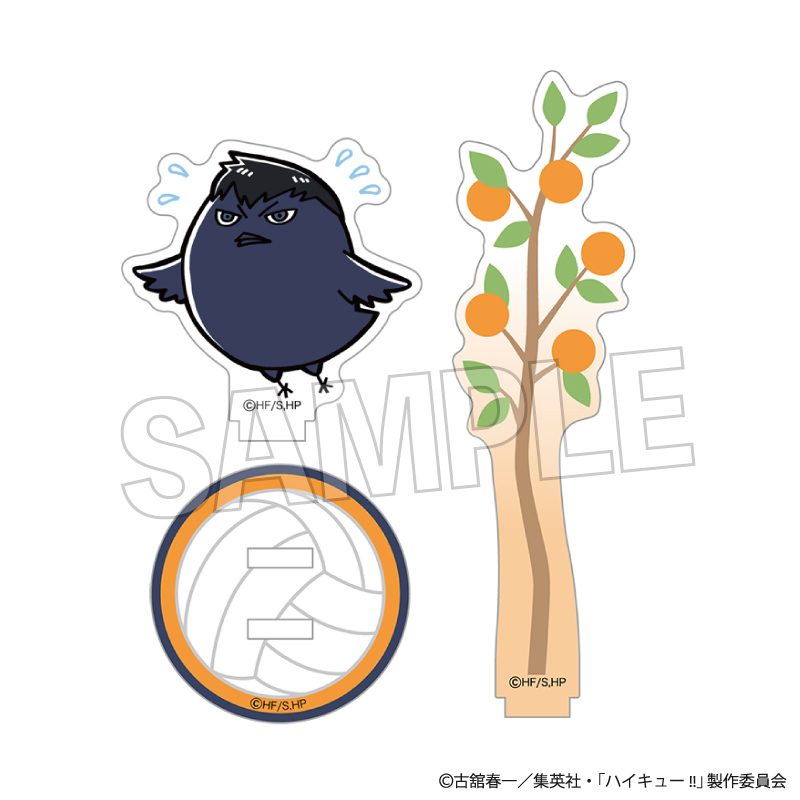 ハイキュー!! アクリルスティック カゲガラス ("Haikyu!!" Acrylic Stick Kageyama Crow)