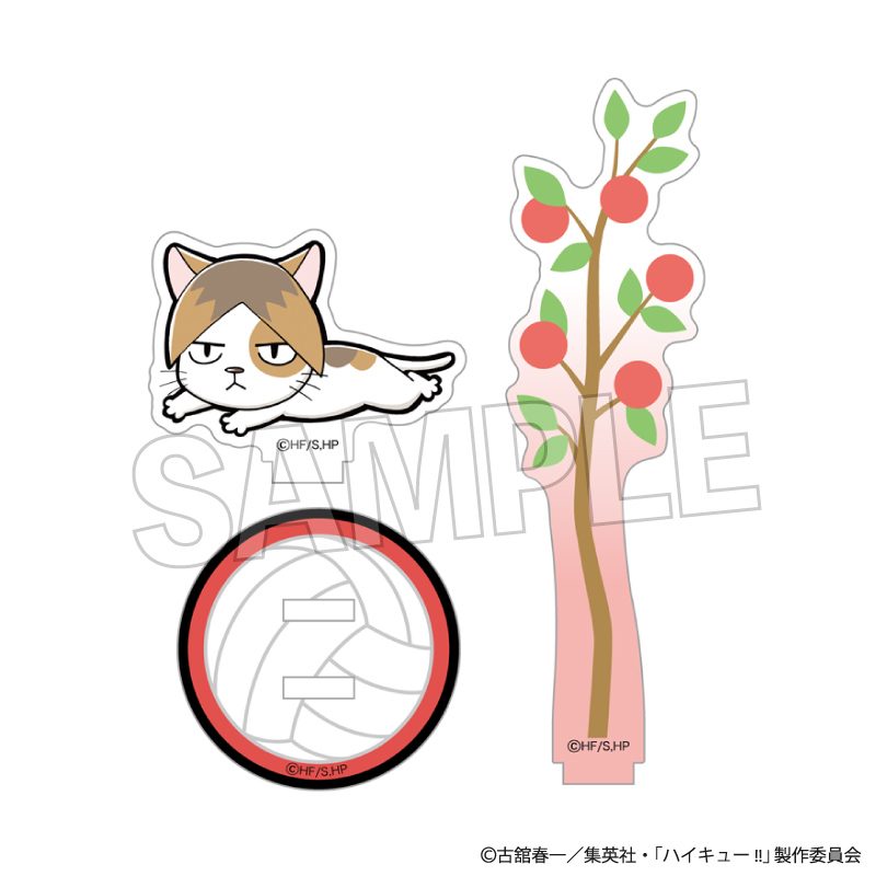 ハイキュー!! アクリルスティック ケンマネコ ("Haikyu!!" Acrylic Stick Kenma Cat)