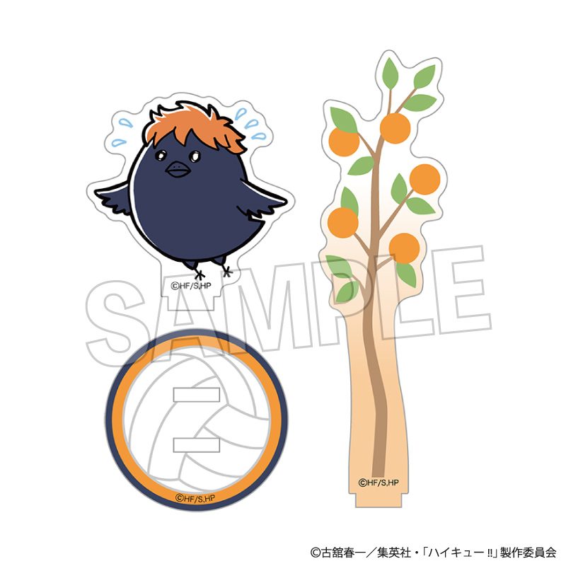 ハイキュー!! アクリルスティック ヒナガラス ("Haikyu!!" Acrylic Stick Hinata Crow)
