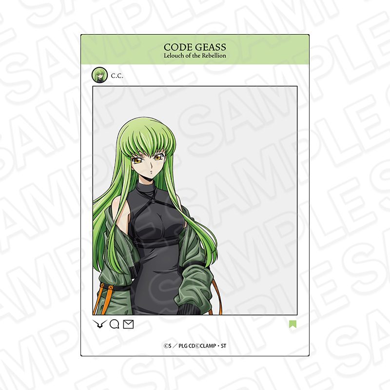 コードギアス 反逆のルルーシュ SNS風アクリルフレーム C.C. Street Ver. ("Code Geass Lelouch of the Rebellion" SNS Style Acrylic Frame C.C. Street Ver.)