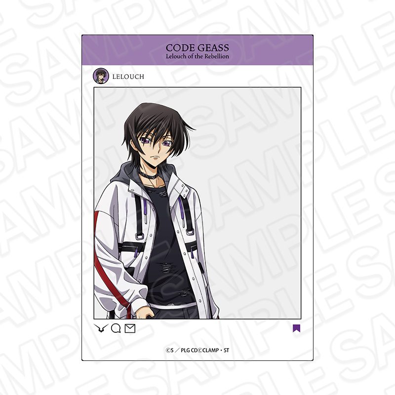 コードギアス 反逆のルルーシュ SNS風アクリルフレーム ルルーシュ Street Ver. ("Code Geass Lelouch of the Rebellion" SNS Style Acrylic Frame Lelouch Street Ver.)