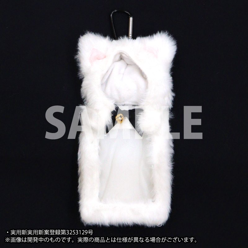 CONC-CO564 nui. ハグぬいトレカケース Sサイズ ネコ ホワイト (nui. Hug Plush Trading Card Case S Size Cat White)