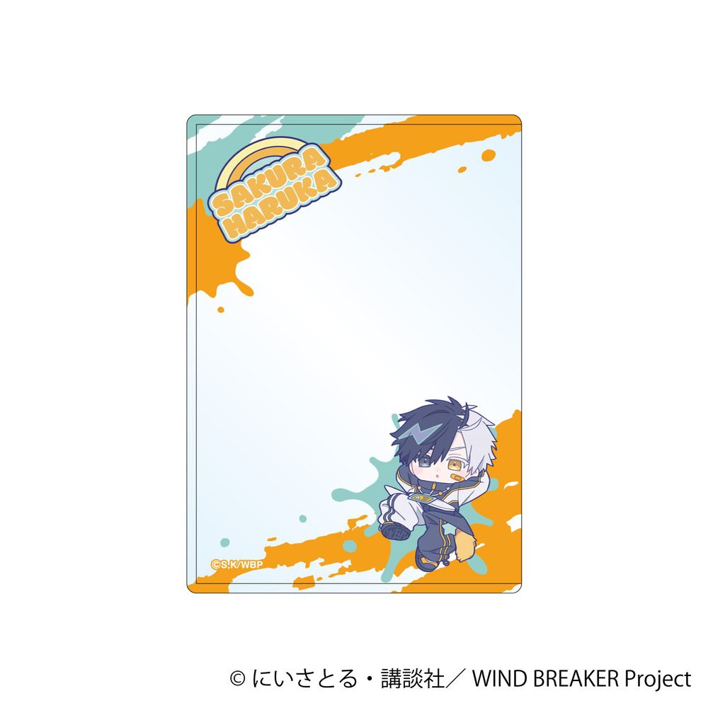 WIND BREAKER 硬質カードケース 桜遥 ぱすてるぽっぷ ("Wind Breaker" Hard Card Case Sakura Haruka Pastel Pop)