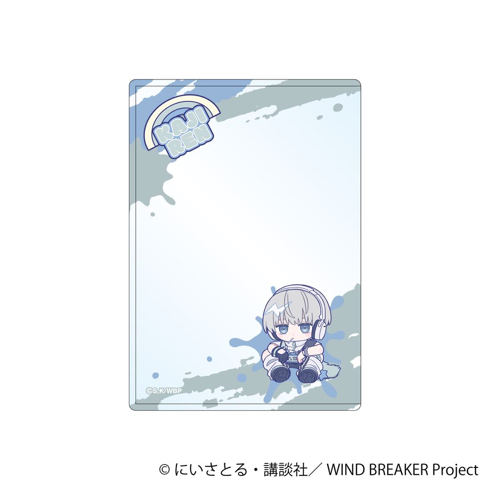 WIND BREAKER 硬質カードケース 梶蓮 ぱすてるぽっぷ ("Wind Breaker" Hard Card Case Kaji Ren Pastel Pop)