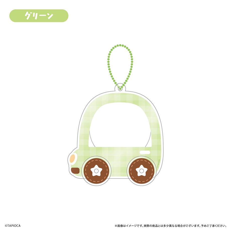 タピオカ オリジナル くるま型缶バッジケース ひとり乗りVer. グリーン (Tapioca Original Car Type Can Badge Case Single Rider Ver. Green)