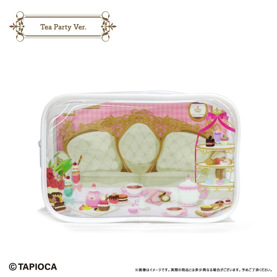 タピオカ オリジナル タピオカ オリジナル クリアポーチ Tea Party Ver. (Tapioca Original Clear Pouch Tea Party Ver.)