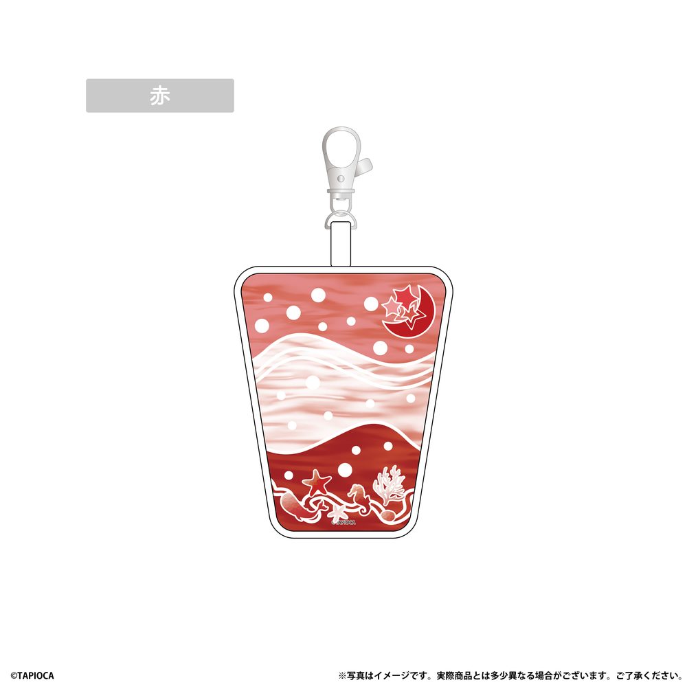 タピオカ オリジナル タピオカ海クリアポーチ 赤 (Tapioca Original Tapioca Sea Clear Pouch Red)