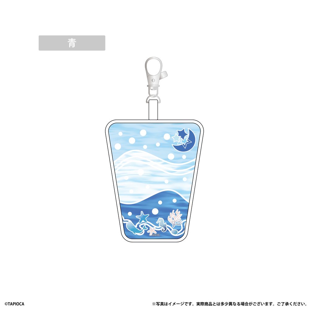 タピオカ オリジナル タピオカ海クリアポーチ 青 (Tapioca Original Tapioca Sea Clear Pouch Blue)