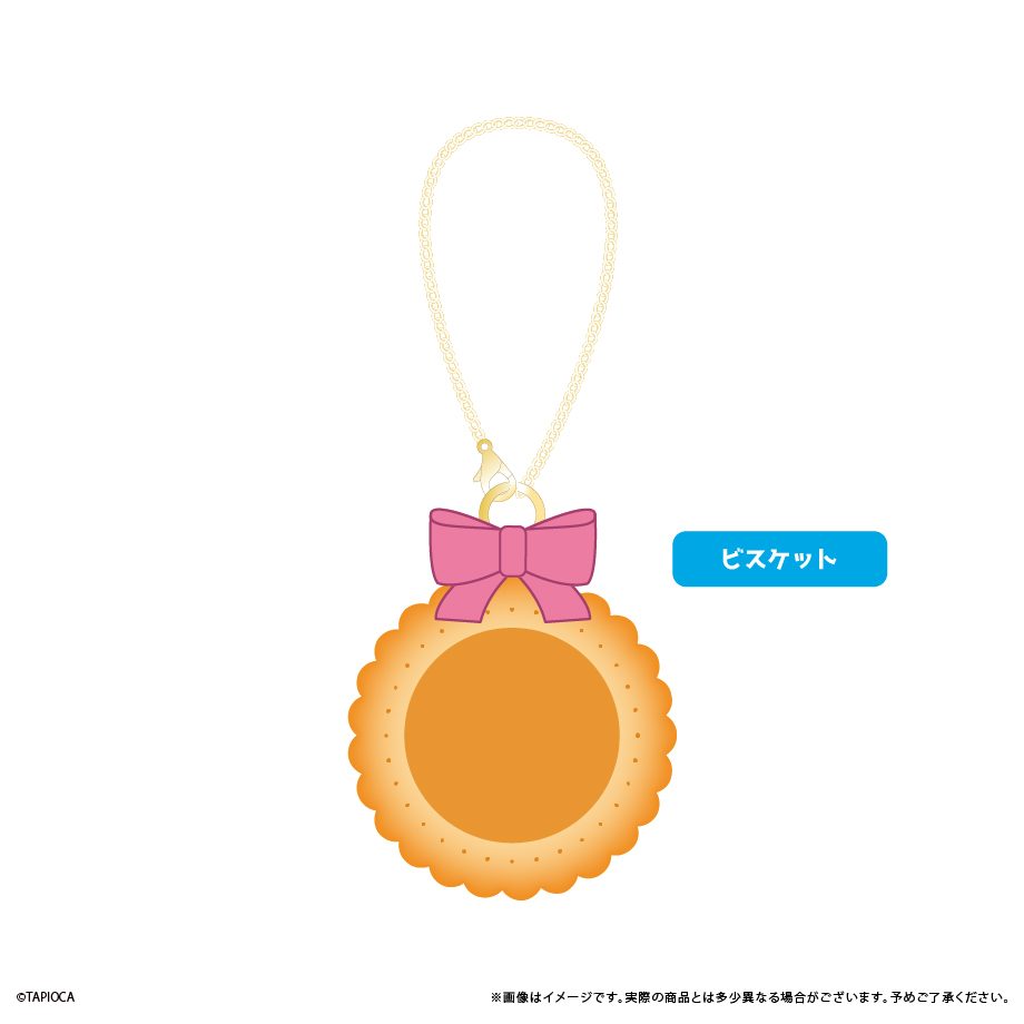 タピオカ オリジナル ラバー缶バッジケース ビスケット (Tapioca Original Rubber Can Badge Case Biscuit)