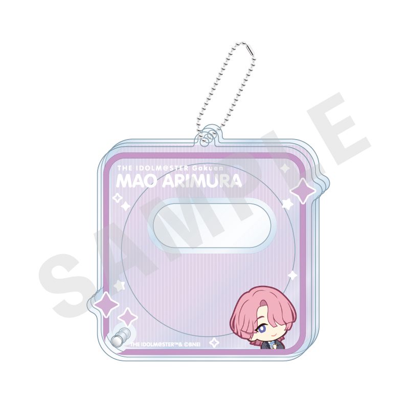 学園アイドルマスター -favorite series- アクリル缶バッジケース 有村麻央 ("Gakuen Idolmaster" -Favorite Series- Acrylic Can Badge Case Arimura Mao)