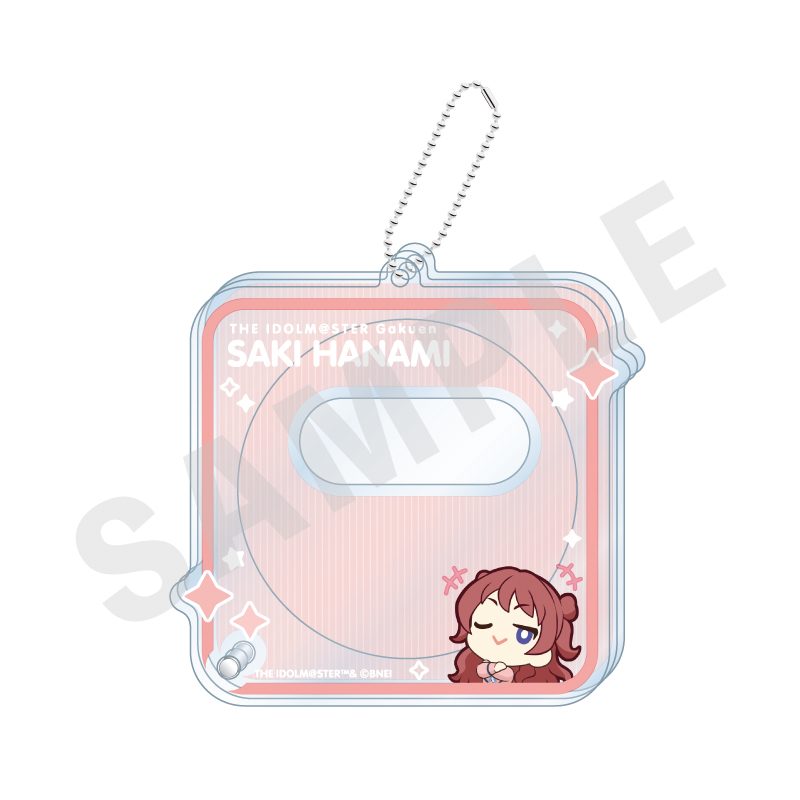学園アイドルマスター -favorite series- アクリル缶バッジケース 花海咲季 ("Gakuen Idolmaster" -Favorite Series- Acrylic Can Badge Case Hanami Saki)