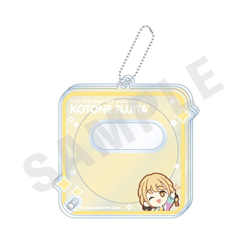 学園アイドルマスター -favorite series- アクリル缶バッジケース 藤田ことね ("Gakuen Idolmaster" -Favorite Series- Acrylic Can Badge Case Fujita Kotone)