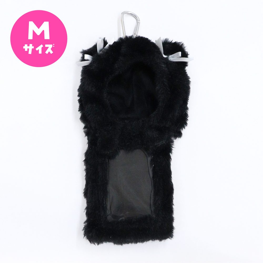 CONC-CO535 nui. ハグぬいトレカケース Mサイズ ブラックベアVer. (nui. Hug Plush Trading Card Case M Size Black Bear Ver.)