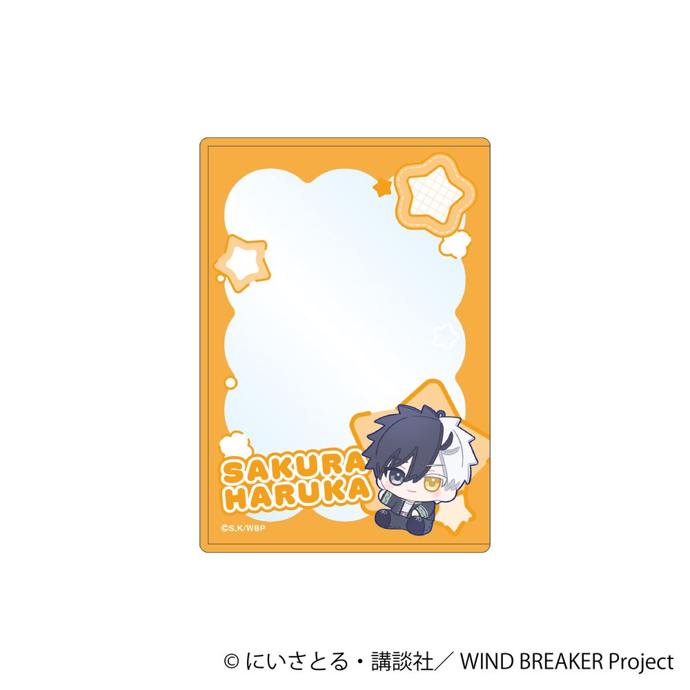 WIND BREAKER 硬質カードケース 桜遥 ぬいパル すきっぷ ("Wind Breaker" Hard Card Case Sakura Haruka Nui Pal Skip)