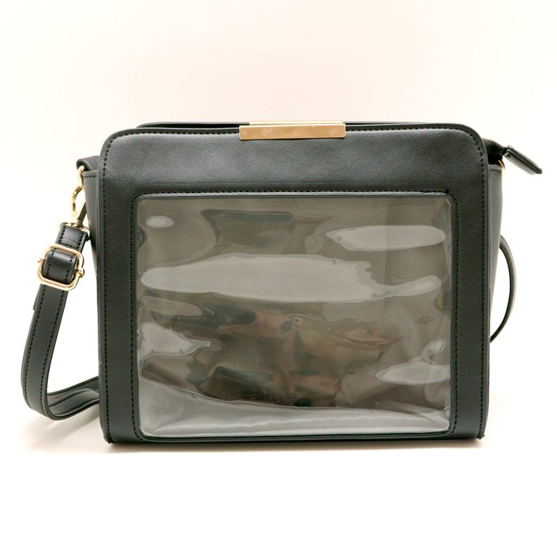CONC-CO458 nui. ショルダーバッグ スクエアL ブラック (nui. Shoulder Bag Square L Black)