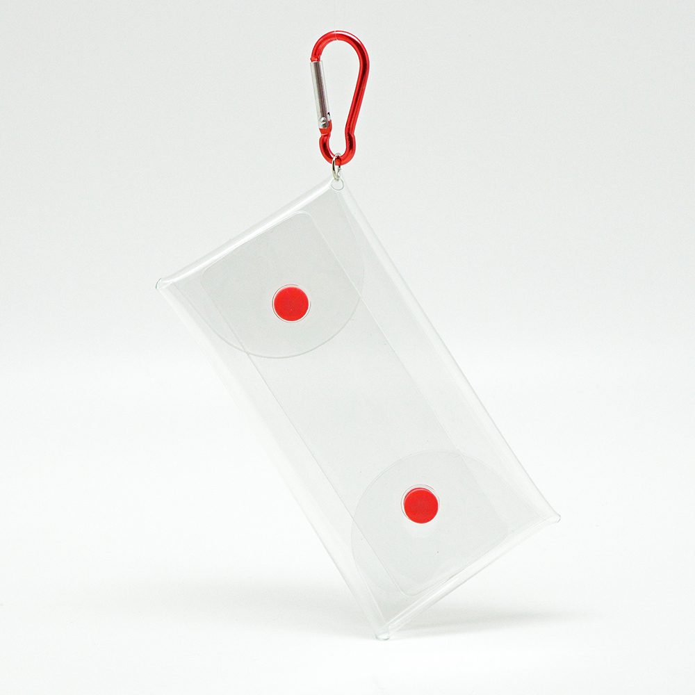 CONC-CO540 クリアマルチケース レッド (Clear Multi Case Red)