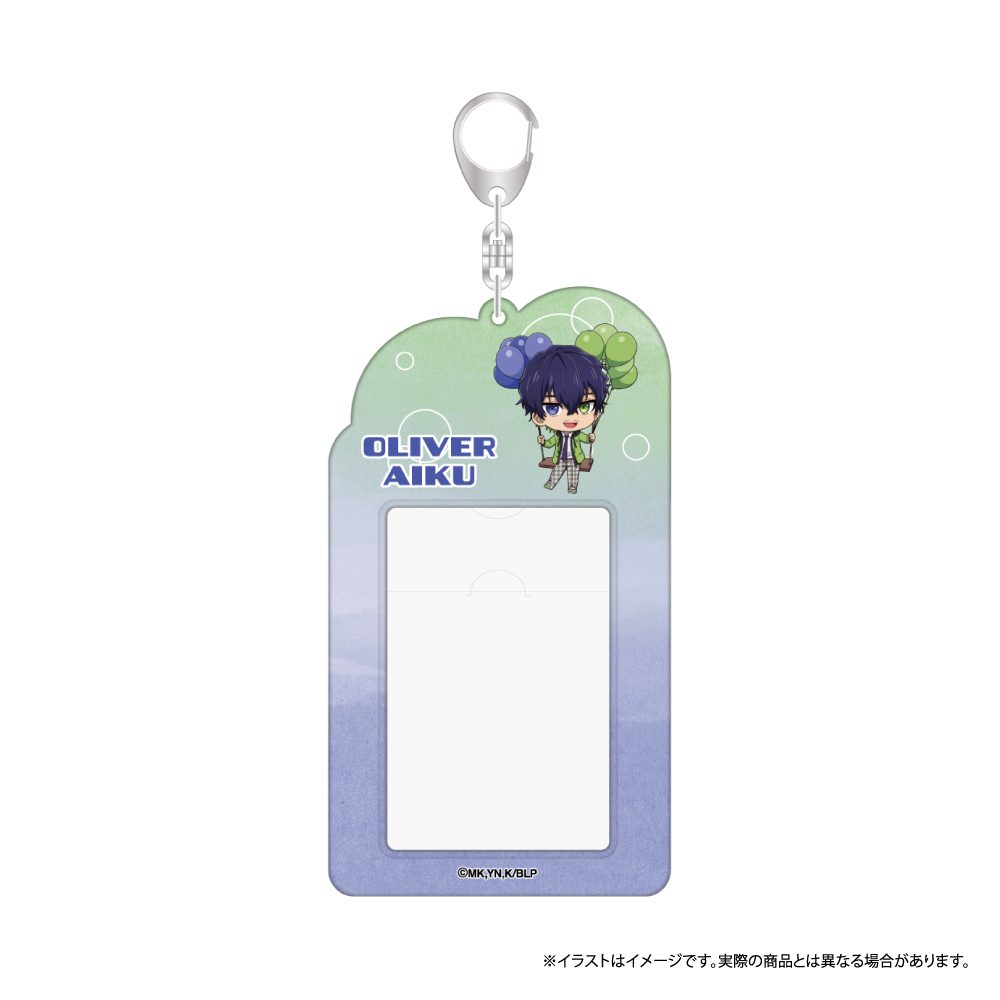 ブルーロック カードケースキーホルダー オリヴァ・愛空(ミニキャラ)(風船) ("Blue Lock" Card Case Key Chain Oliver Aiku (Mini Character) (Balloon))