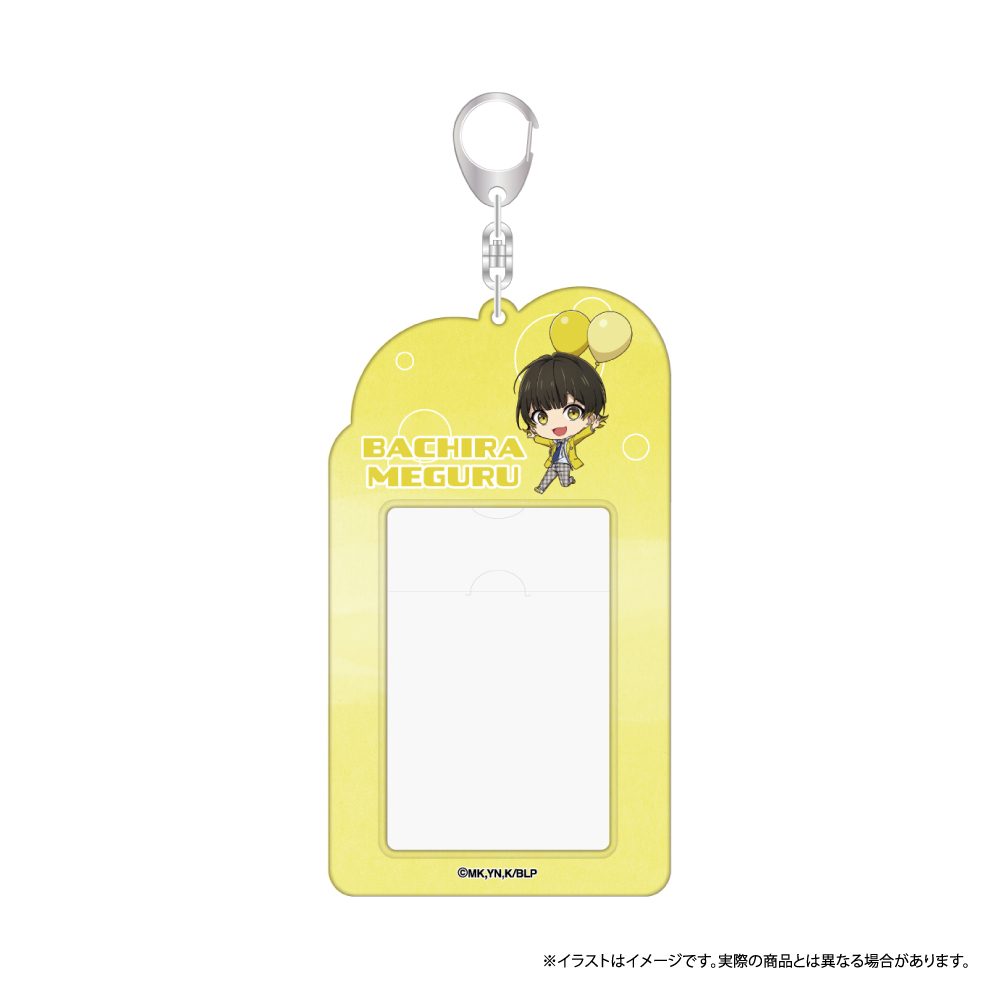 ブルーロック カードケースキーホルダー 蜂楽廻(ミニキャラ)(風船) ("Blue Lock" Card Case Key Chain Bachira Meguru (Mini Character) (Balloon))