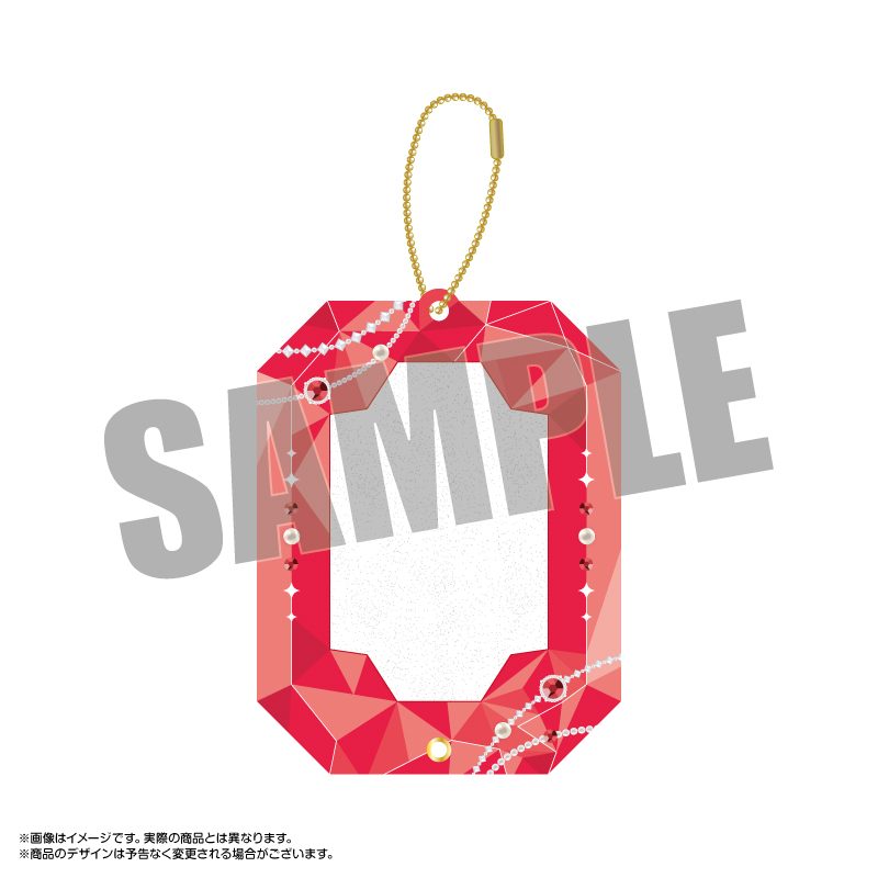 amieオリジナル ジュエリーアクリルフレーム 宝石Ver. 1.レッド (amie Original Jewelry Acrylic Frame Jewelry Ver. 1. Red)