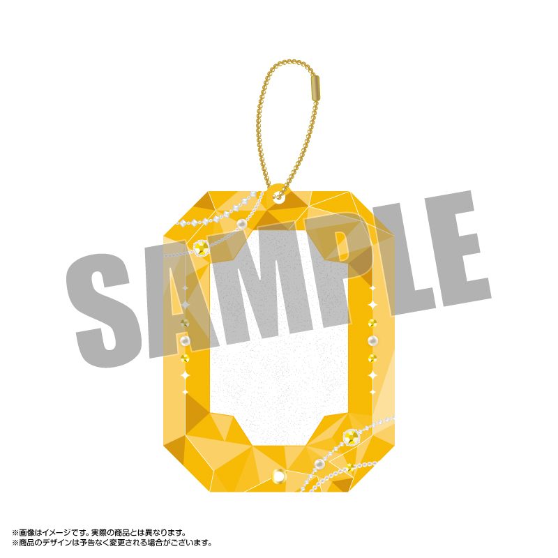 amieオリジナル ジュエリーアクリルフレーム 宝石Ver. 3.イエロー (amie Original Jewelry Acrylic Frame Jewelry Ver. 3. Yellow)