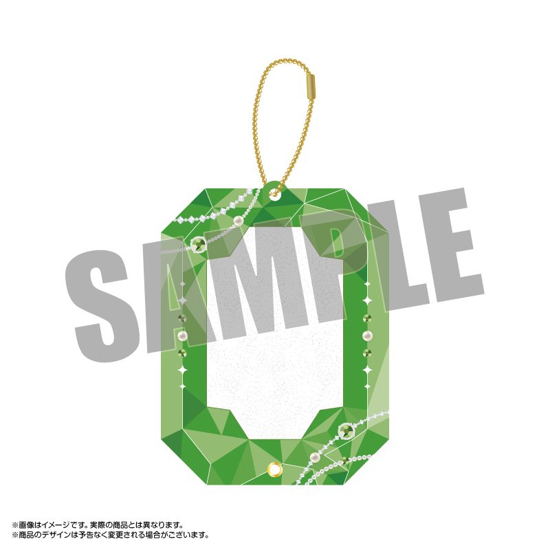 amieオリジナル ジュエリーアクリルフレーム 宝石Ver. 4.グリーン (amie Original Jewelry Acrylic Frame Jewelry Ver. 4. Green)