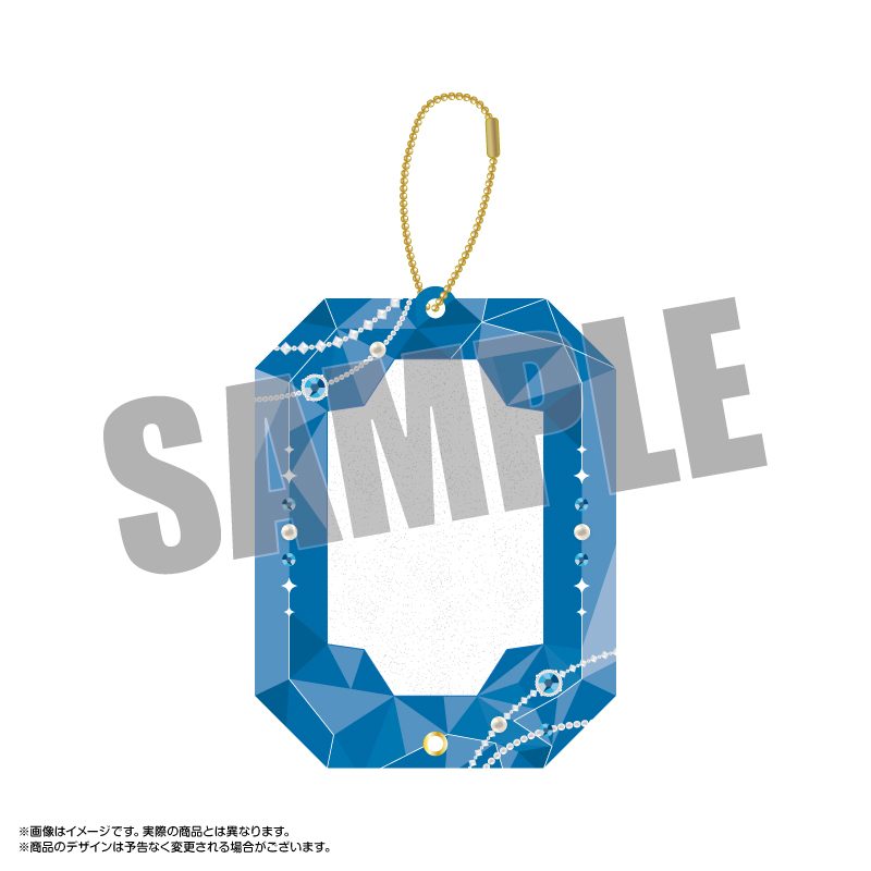 amieオリジナル ジュエリーアクリルフレーム 宝石Ver. 5.ブルー (amie Original Jewelry Acrylic Frame JewelryVer. 5. Blue)