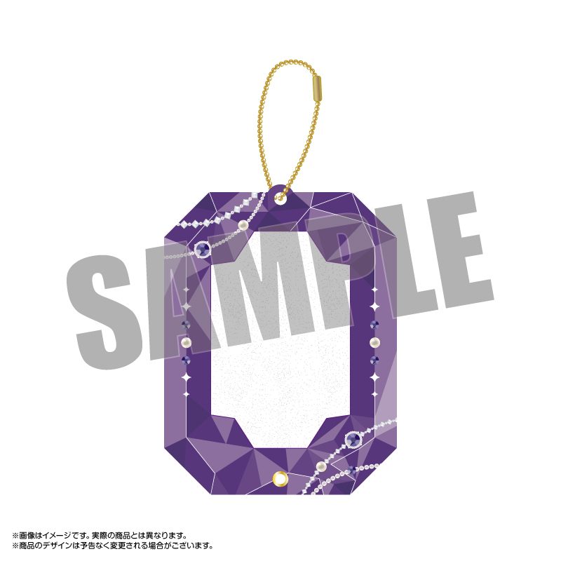 amieオリジナル ジュエリーアクリルフレーム 宝石Ver. 6.パープル (amie Original Jewelry Acrylic Frame Jewelry Ver. 6. Purple)