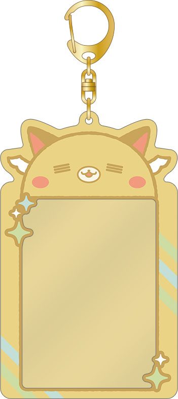 抱かれたい男1位に脅されています。 カードケースキーホルダー ちゅんにゃ ("Dakaretai Otoko No. 1 ni Odosarete Imasu." Card Case Key Chain Chun-nya)
