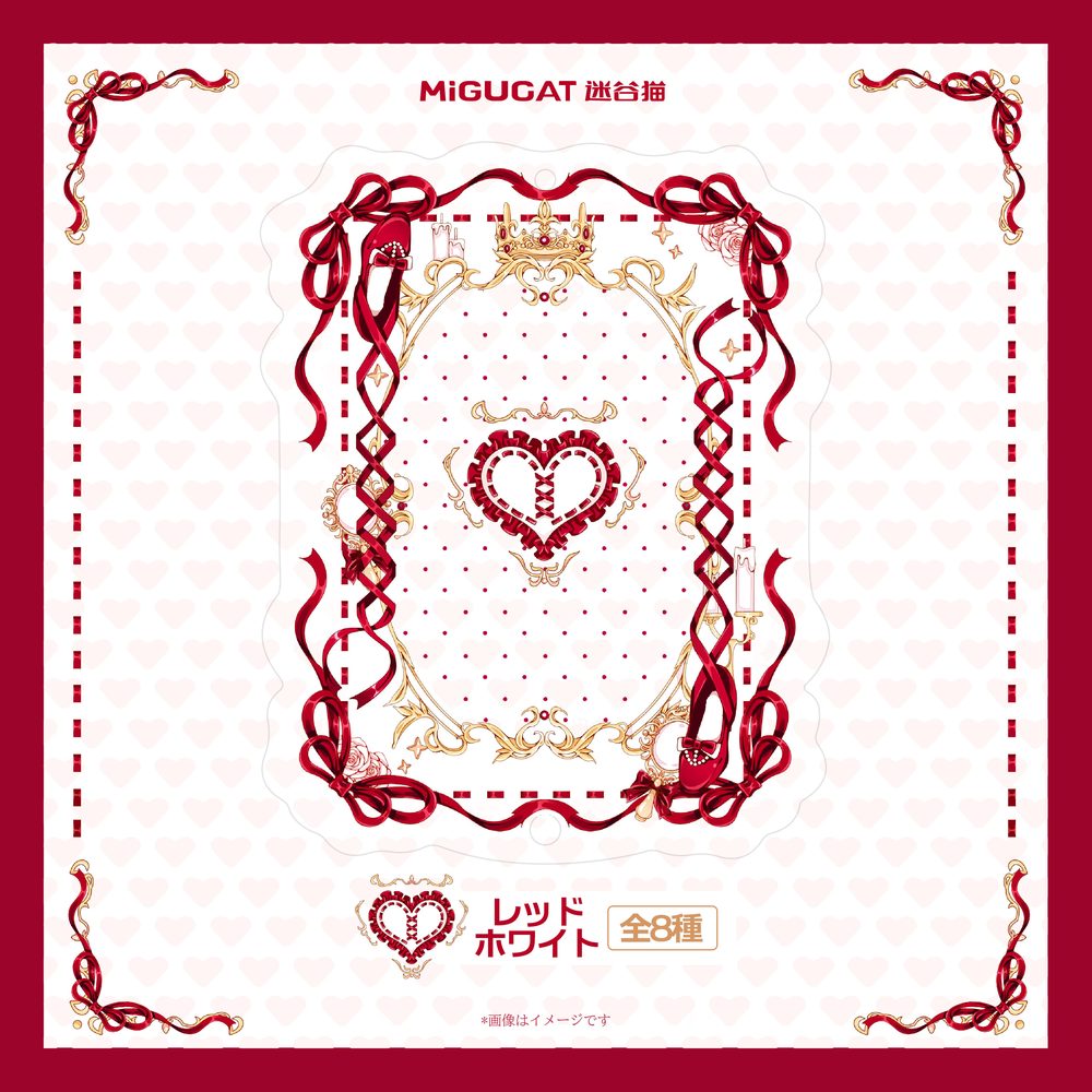 ジェニーズダイアリーシリーズ カードフレーム レッドホワイト (Jenny's Diary Series Card Frame Red White)