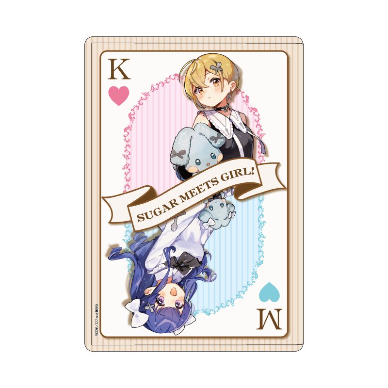 キャラクリアケース しゅがー・みーつ・がーる! 03 佐藤カンナ&望月美都 ゴシックVer.(描き下ろしイラスト) (Chara Clear Case "Sugar Meets Girl!" 03 Sato Kanna & Mochizuki Mito Gothic Ver. (Original Illustration))