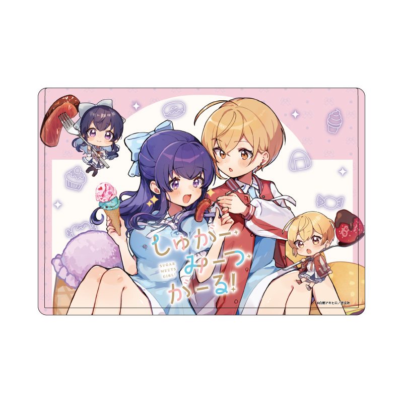 キャラクリアケース しゅがー・みーつ・がーる! 04 佐藤カンナ&望月美都A(公式イラスト) (Chara Clear Case "Sugar Meets Girl!" 04 Sato Kanna & Mochizuki Mito A (Official Illustration))