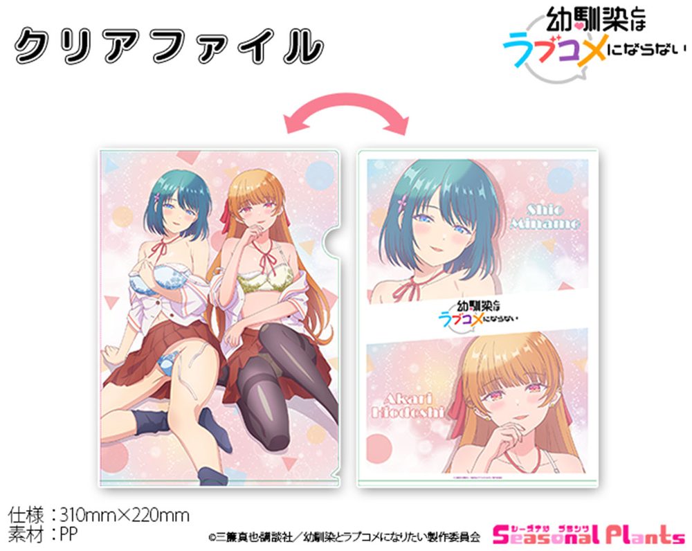 幼馴染とはラブコメにならない 描き下ろしクリアファイル ("You Can't Be In a Rom-Com with Your Childhood Friends!" Original Illustration Clear File)