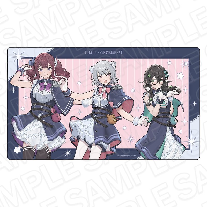 TOKYO6キャラクターズ ラバーデスクマット SynthesizerV 2.0 Ver. (TOKYO6 Characters Rubber Desk Mat SynthesizerV 2.0 Ver.)