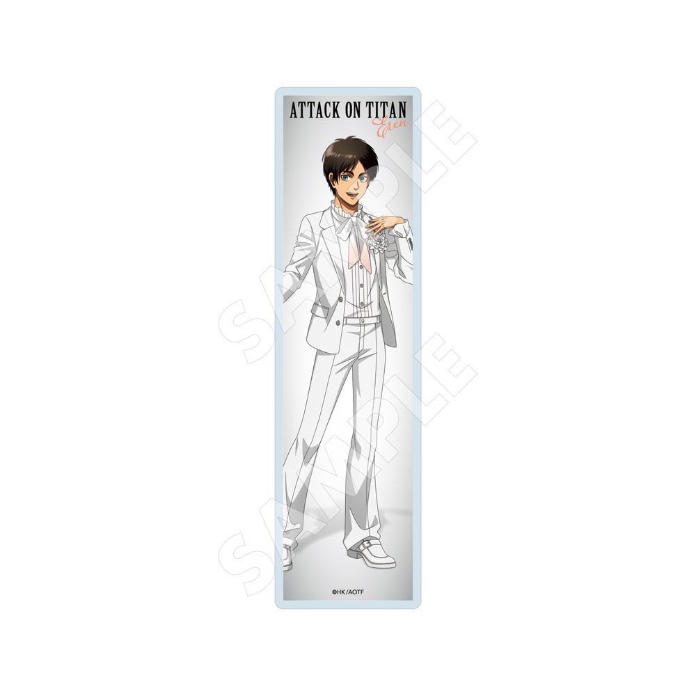進撃の巨人 クリアブックマーカー 03 エレン(White) ("Attack on Titan" Clear Book Marker 03 Eren (White))