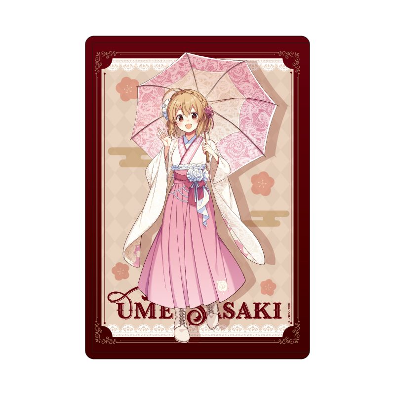 キャラクリアケース 花唄メモワール 06 佐々木梅(描き下ろしイラスト) (Chara Clear Case "Hanauta Memoire" 06 Sasaki Ume (Original Illustration))