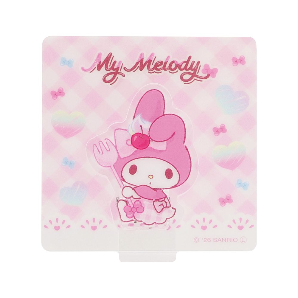 サンリオキャラクターズ Fancy Snacks & Sweets ジオラマクリップ マイメロディ 8203-626 (Sanrio Characters Fancy Snacks & Sweets Diorama Clip My Melody 8203-626)