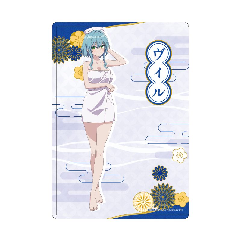 キャラクリアケース ひきこまり吸血姫の悶々 04 ヴィルヘイズ タオルVer.(描き下ろしイラスト) (Chara Clear Case "The Vexations of a Shut-In Vampire Princess" 04 Villhaze Towel Ver. (Original Illustration))