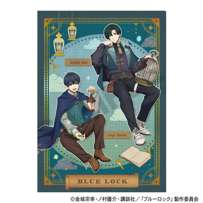 ブルーロック シングルクリアファイル 潔&凛 シーカー ("Blue Lock" Single Clear File Isagi & Rin Seeker)