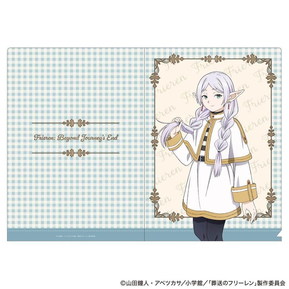 葬送のフリーレン クリアファイル フリーレン 三つ編み ("Frieren: Beyond Journey's End" Clear File Frieren Braids)