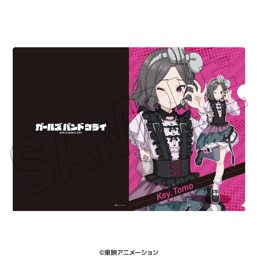 ガールズバンドクライ 描き下ろしA4クリアファイル ステージ衣装風 海老塚智 ("Girls Band Cry" Original Illustration A4 Clear File Stage Costume Style Ebizuka Tomo)