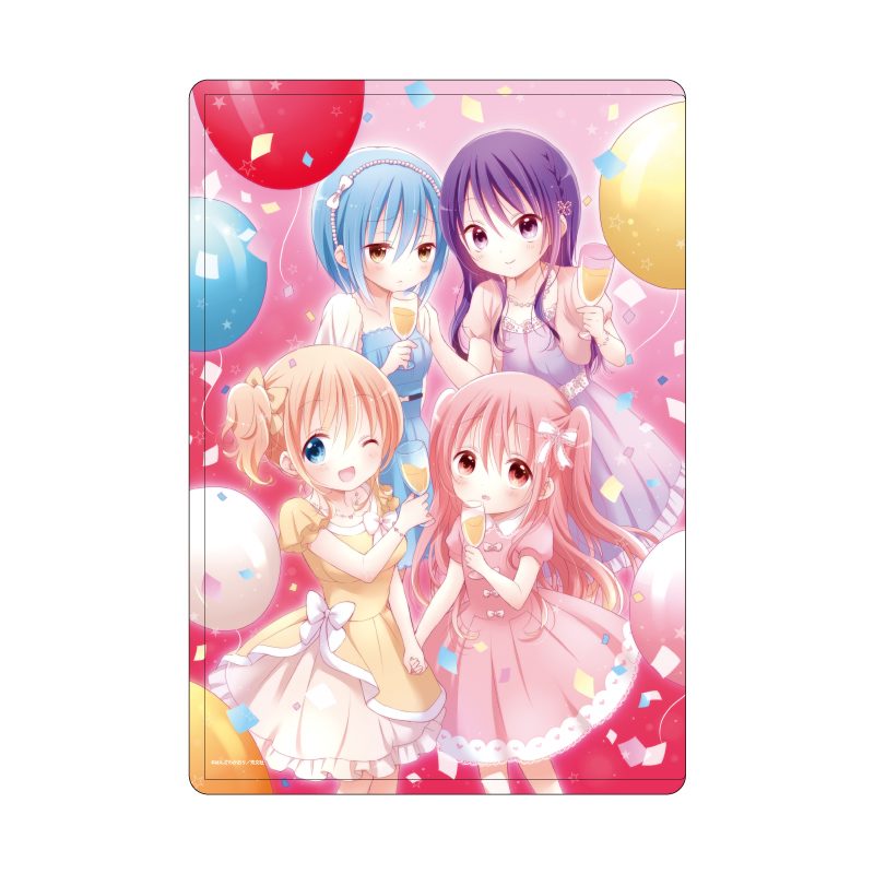キャラクリアケース こみっくがーるず 10 集合イラストA(公式イラスト) (Chara Clear Case "Comic Girls" 10 Group Illustration A (Official Illustration))