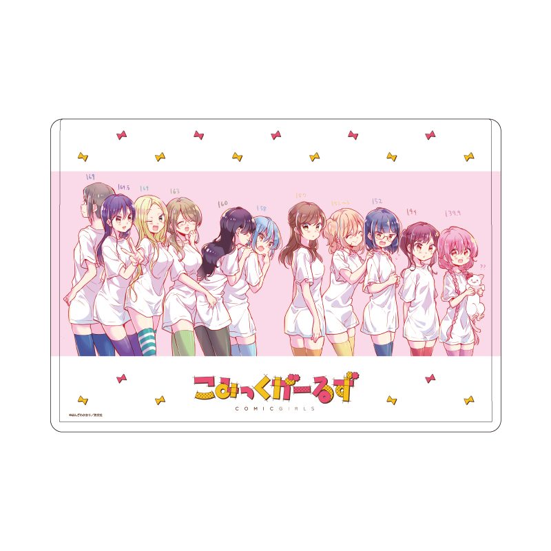 キャラクリアケース こみっくがーるず 11 集合イラストB(公式イラスト) (Chara Clear Case "Comic Girls" 11 Group Illustration B (Official Illustration))