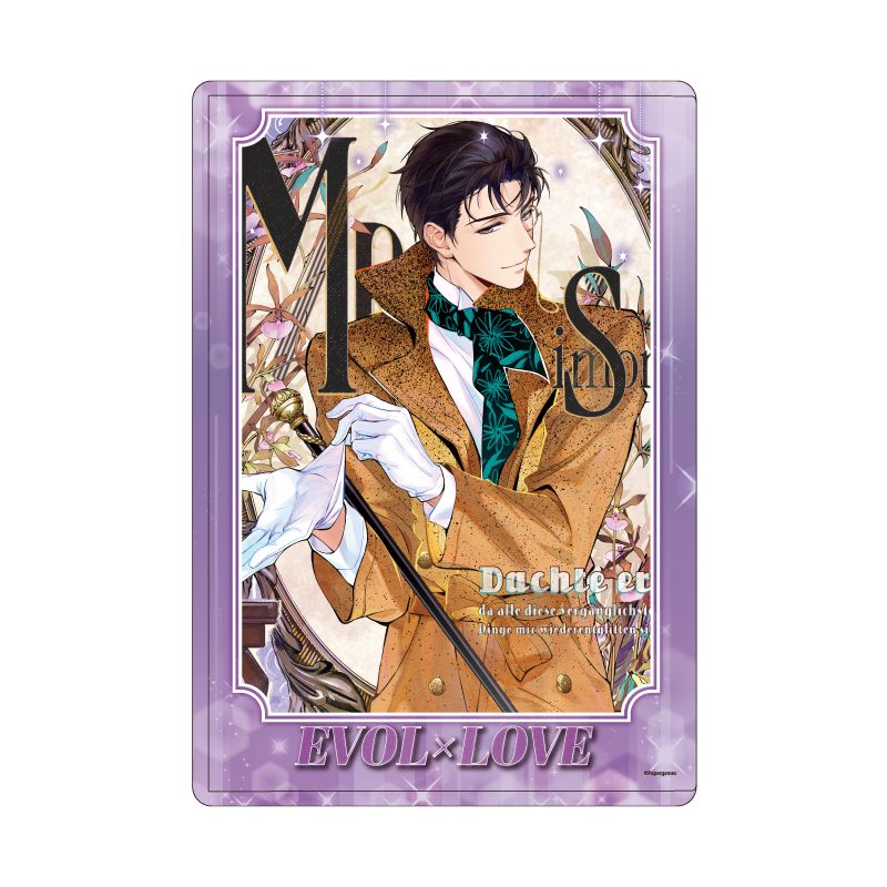 キャラクリアケース 恋とプロデューサー -EVOL×LOVE- 23 シモン・華やかな色(公式イラスト) (Chara Clear Case "Mr Love: Queen's Choice" 23 Lucien (Simon), Vibrant Color (Official Illustration))