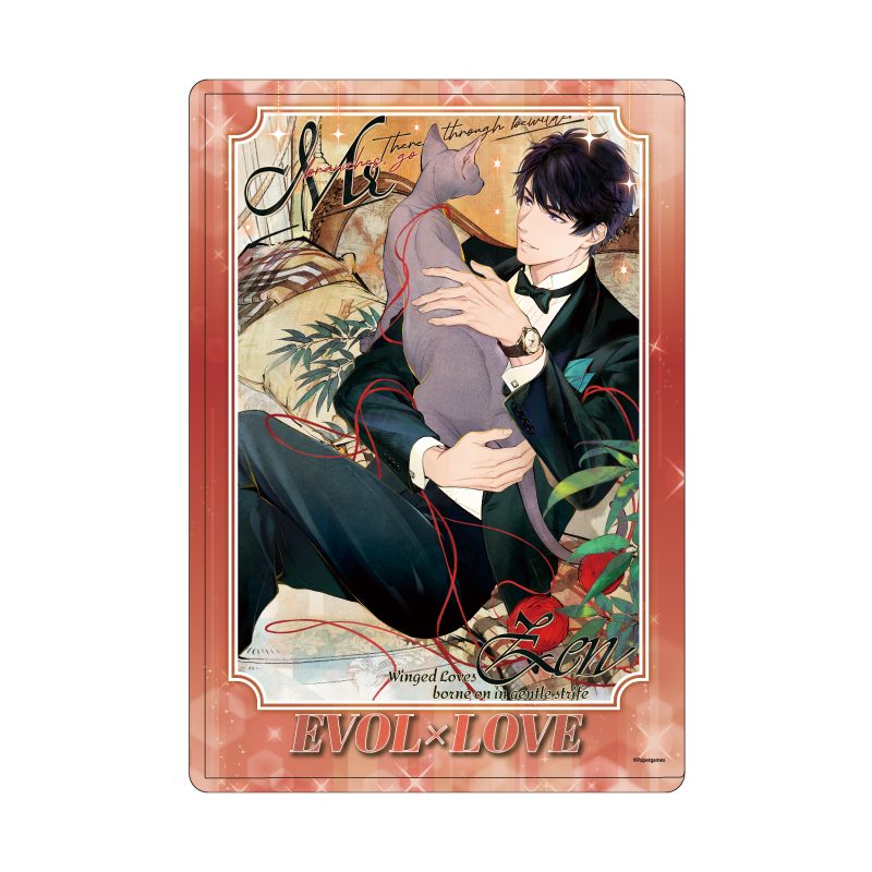 キャラクリアケース 恋とプロデューサー -EVOL×LOVE- 24 ゼン・乱世の令嬢(公式イラスト) (Chara Clear Case "Mr Love: Queen's Choice" 24 Victor (Zen), Turbulent Times Lady (Official Illustration))