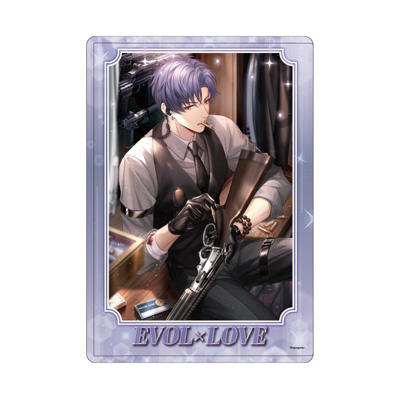 キャラクリアケース 恋とプロデューサー -EVOL×LOVE- 25 ショウ・法外な心狩り(公式イラスト) (Chara Clear Case "Mr Love: Queen's Choice" 25 Xiao Ling (Sho), Exorbitant Heart Hunting (Official Illustration))